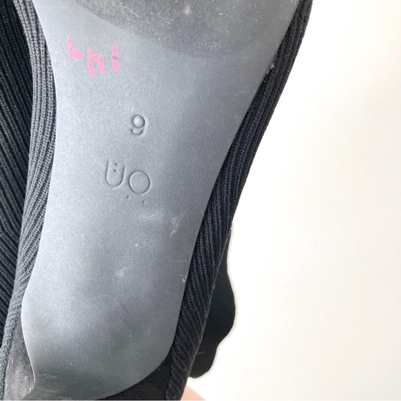 Urban Outfitters • Ribbed Cloth Ankle Boot in Black - Picture 7 of 7